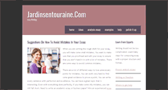 Desktop Screenshot of jardinsentouraine.com