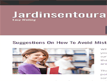 Tablet Screenshot of jardinsentouraine.com